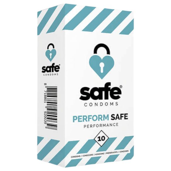 SAFE Perform Safe - store kondomer (10 stk)