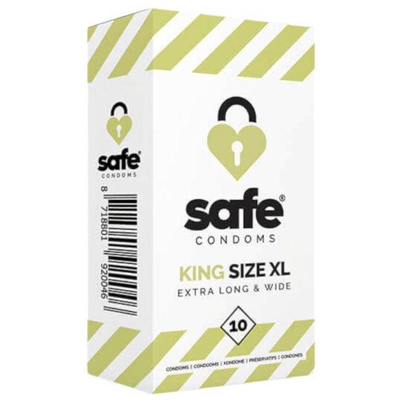 SAFE King Size XL - ekstra stor kondom (10 stk)