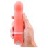 B SWISH Bdesired Deluxe - Stangvibrator med markert hode (korall)