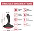 Magic Motion Solstice - smart, oppladbar prostatavibrator (svart)