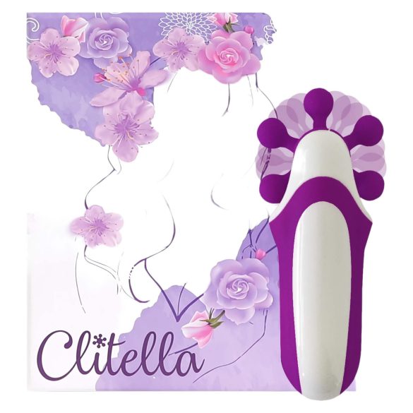 FEELZTOYS Clitella - Oppladbar, roterende oralsexvibrator (lilla)