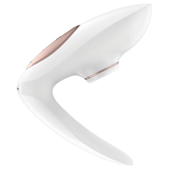 Satisfyer Pro 4 Couples - hvit luftbølgevibrator for par