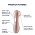 Satisfyer Pro 2 Gen2 - oppladbar klitorisvibrator (brun)