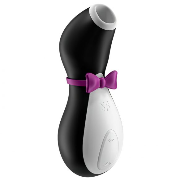 Satisfyer Penguin - oppladbar vanntett klitorisstimulator (svart-hvit)