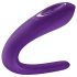 Satisfyer Double Classic - vanntett, oppladbar parvibrator (lilla)