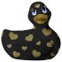 My Duckie Romance 2.0 - pirrende vibrator (svart-gull)