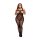 Baci Plus Size netting catsuit - svart (XL-XXL)