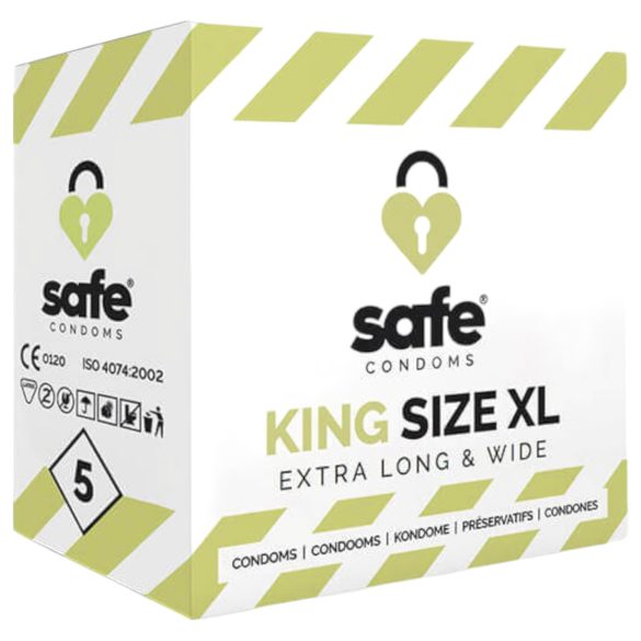 SAFE King Size XL - ekstra stor kondom (5 stk)