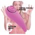 FeelzToys Femmegasm - oppladbar 2-i-1 klitorisvibrator (rosa)