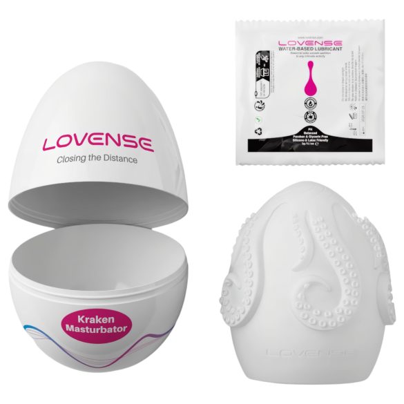 LOVENSE Kraken - hvitt masturbasjonsegg - 1 stk