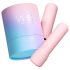 Vush Pop Gloss - oppladbar, vanntett minivibrator (rosa)